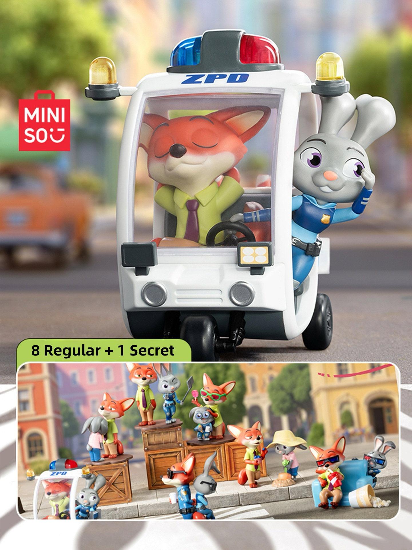 Zootopia Best Partner Blind Box Ornament, Cute Cartoon IP Peripheral Collectible Desktop Decoration, Perfect Gift forGirlFriend & Disney Fans, Fashion Creative Ornament for Home Office Decor Collection