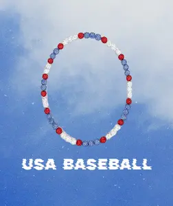 USA Baseball necklace