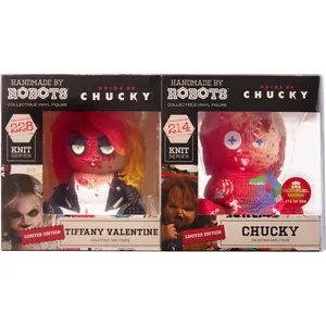 Handmade by Robots - Bride of Chucky - Chucky & Tiffany (Bloody) 2-Pack  [COLLECTIBLES] Vinyl Figure, Collectible