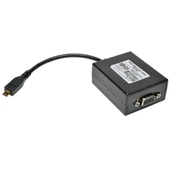 Tripp Lite P131-06n-microa Micro Hdmi- r To Vga With Audio Converter