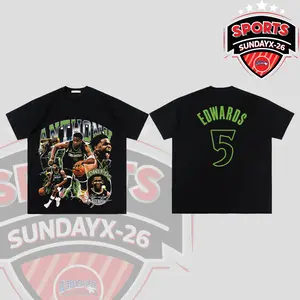 [Youth & Adult] 'Ant-Man 5' Anthony Edwards  For Wolves Nation High-Quality 100% Cotton T-Shirt (Made In US), Timberwolves Fans Hooper Shirt, Game Day Outfits, Gift For Basketball Fans, Basketball Graphic Tee