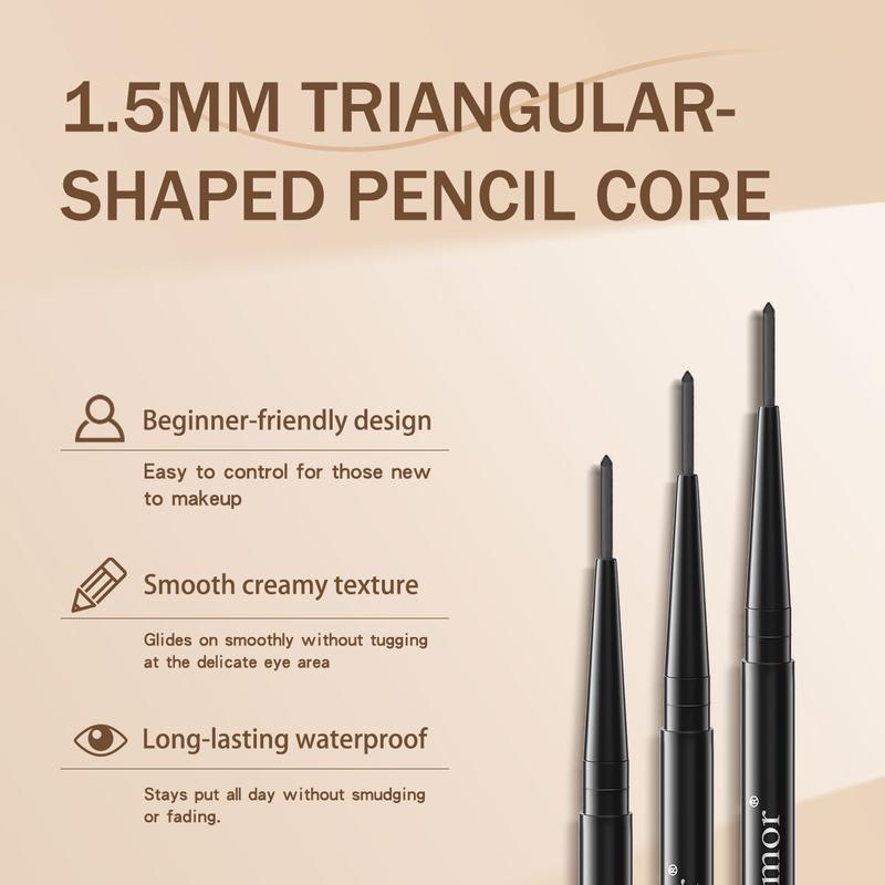 12pcs Smooth Eyeliner Pencil Set Waterproof Long Lasting Makeup Super Smudge Proof Freckle Pens Significantly Colored Not Easy To Fade Quick Drying Formula Cosmetic