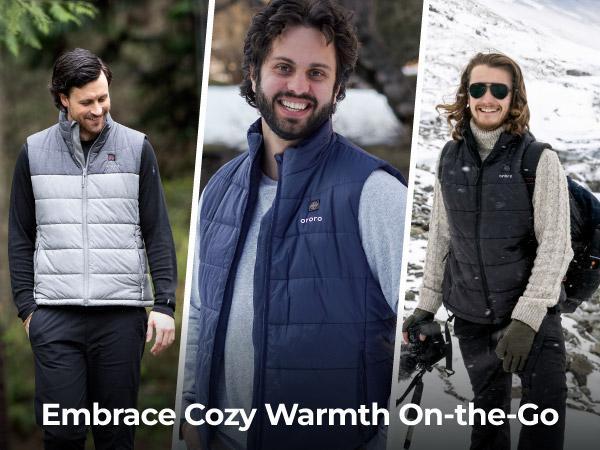 ororo Men's Classic Heated Vest with Battery Pack - Lightweight Insulated Puffer Vest, Water and Wind Resistant, Menswear Outdoor Underwear ororo Men's Classic Heated Vest with Battery Pack - Lightweight Insulated Puffer Vest, Water and Wind Resistant, Menswear Outdoor Underwear