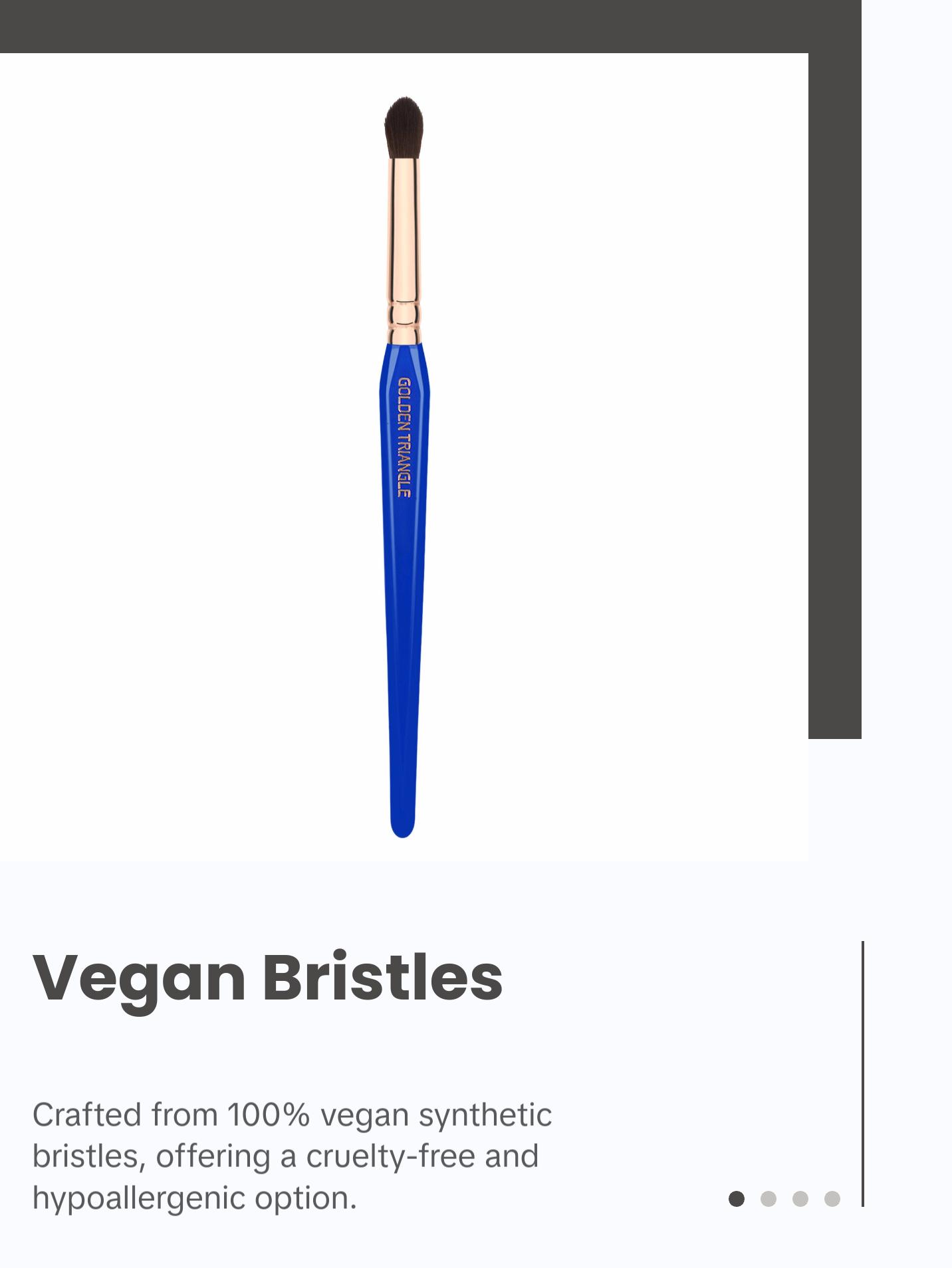 Bdellium Tools Golden Triangle 781 Crease Cosmetic Brush Eyeshadow Brush