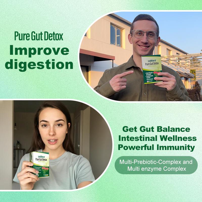 EGUOO 10-Day Fast Colon Cleanse & Detox Powder - Contains Multi Enzyme Complex and Prebiotic Complex- 10 Packets