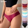 Hotcom Lady's Basic Style Super Soft Ribbed Cotton Seamless Briefs - 12/13Pcs Cheeky Panties with Bow, Comfortable Breathable Fit, Practicality-Focused Multiple Packs, XS-XXL Sizes, Spring Everyday/Wedding Wear, Stripes, Sohochic Minimalist Underwear