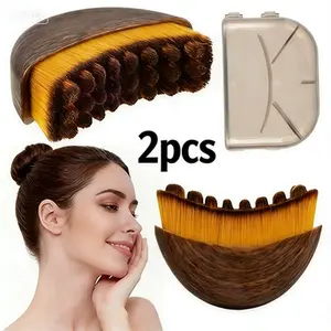 Lymphatic Sculpting Facial Brush Duo, with ergonomic design that conforms to the skin, promotes facial circulation through dry brushing, and effortlessly shapes a defined jawline.