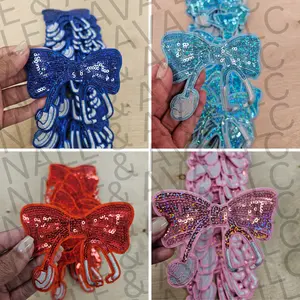 Sequin Nurse Bow Hat Patch (1 Patch)