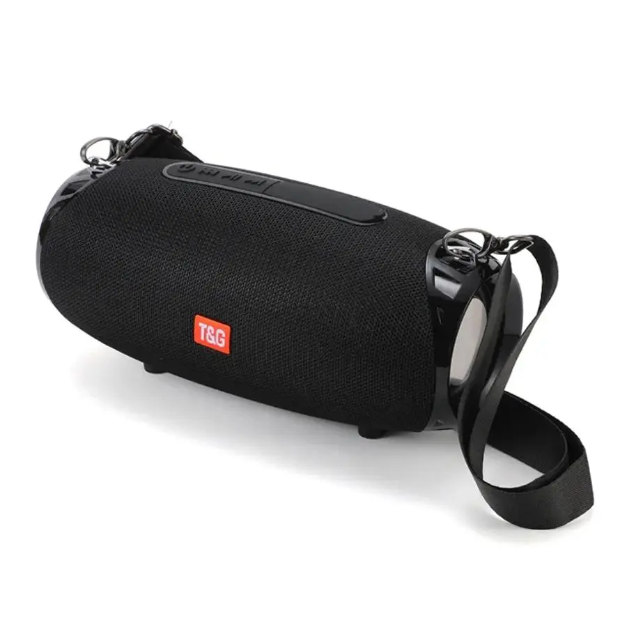 T&G Wireless Lightweight Compact Portable Speaker, Bluetooth-Compatible Stereo Speaker, USB Rechargeable with Built-In Microphone, Outdoor Waterproof Subwoofer for Home, Office and Outdoor