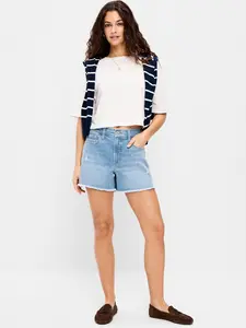 Old Navy Women's High-Waisted OG Jean Shorts -- 4-inch inseam