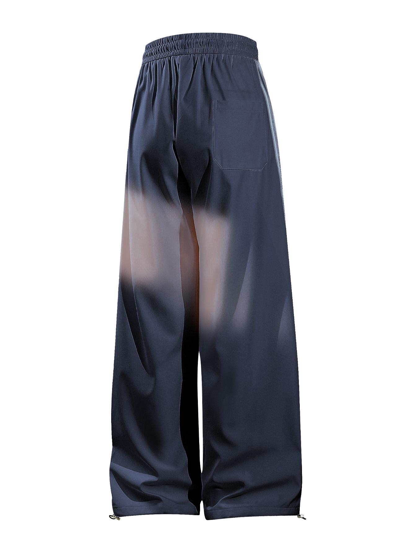 CCCMAI Men's color-block side stripe sports pants, all-season men's casual fashion trendy straight-leg pants with drawstring waistband, classic menswear sweatpants, loose casual pants, stylish activewear for men. Striped