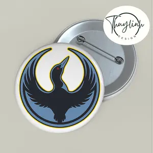 Minnesota Rebel Loon Pin, Abolish ICE Pin Button, Ice Protests, Immigrant Rights, Minnesota Resistance Pin HFN