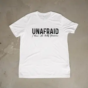 "Unafraid T-Shirt - Unisex | Christian Faith Tee Soft Cotton