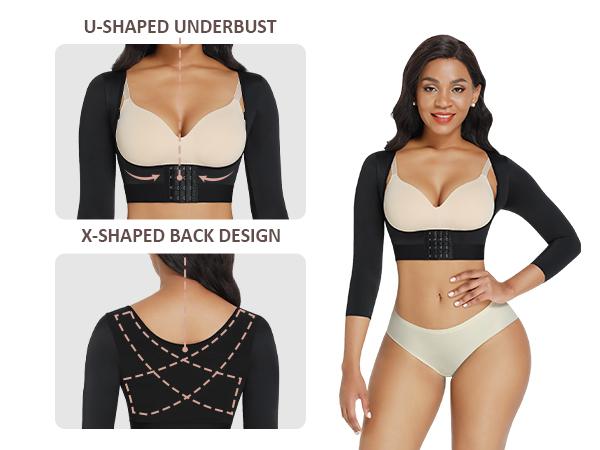 FeelinGirl Upper Arm Shaper for Women Post Surgery Slimming Compression Sleeves Arm Lipo Compression Garments Bras Women FeelinGirl Upper Arm Shaper for Women Post Surgery Slimming Compression Sleeves Arm Lipo Compression Garments Bras Women