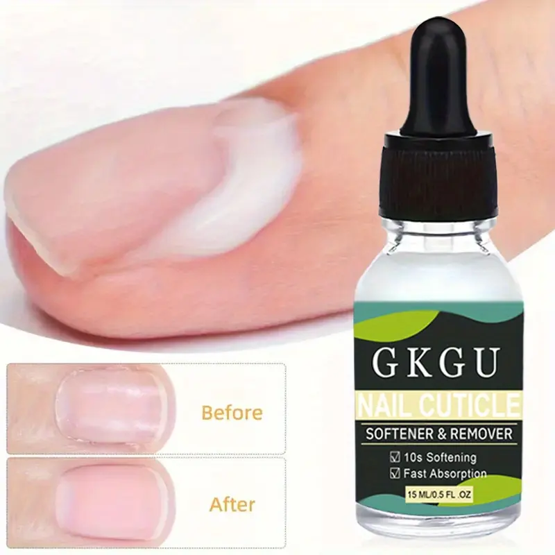 Professional Cuticle Remover & Softener Cream, Cuticle Softener for Nails - Fast-Acting Nail Care with Shea Butter, Hydrating & Moisturizing Formula for Soft, Healthy Cuticles, Salon & Home Manicure/Pedicure, Dropper Cap Bottle