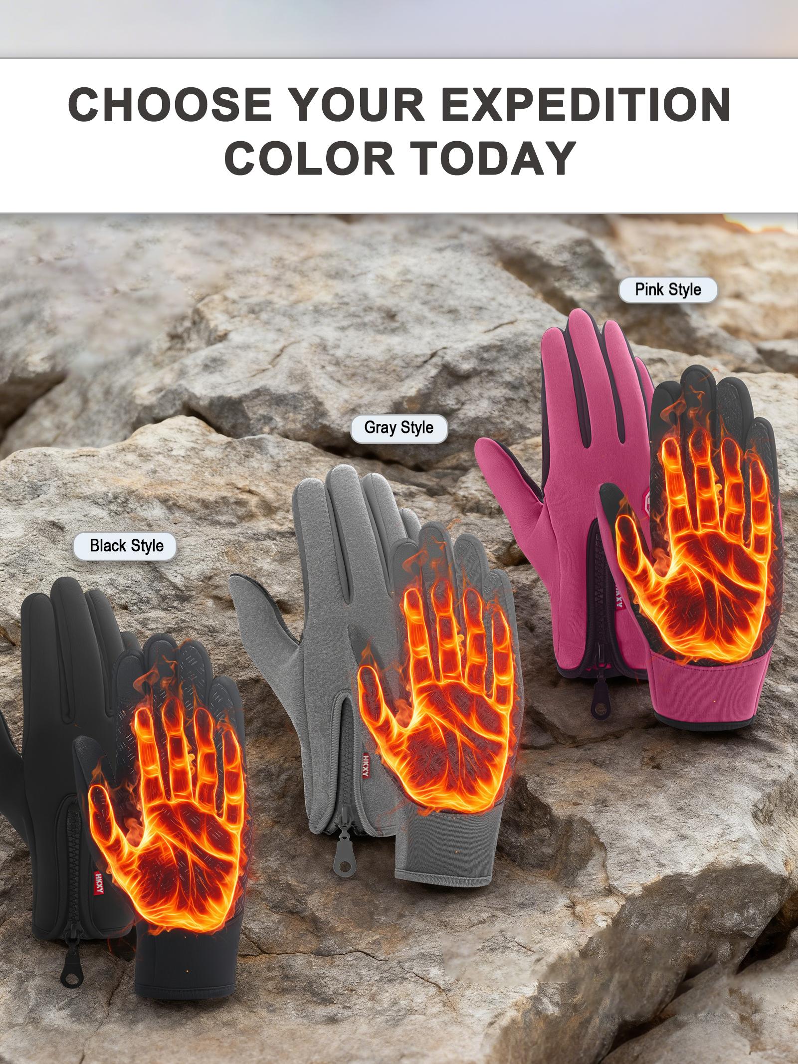 Touchscreen Gloves Winter Must-Have! Windproof, Waterproof & Anti-Slip! Perfect for Skiing & Cycling! Ultimate Outdoor Warmth - Never Have Cold Hands Again! #WinterEssentials #SkiGear #WarmGloves #OutdoorAdventure