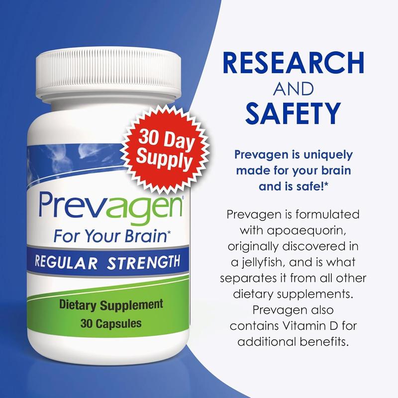 Prevagen Regular Strength - 30 Capsules (1 Month Supply)
