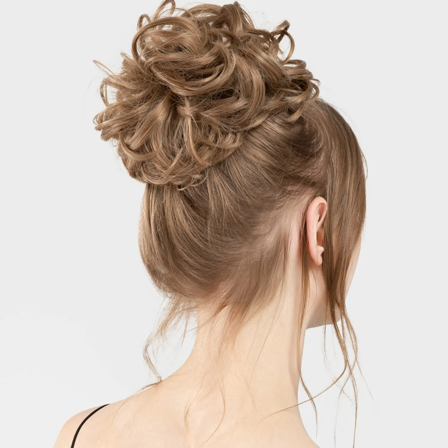 Messy Curly Hair Bun With Elastic Band for Women Suitable For Daily Use, Wavy Hair Extensions, Hair Accessories
