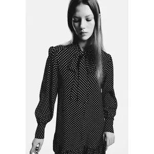 H&M Bow-collar tunic dress