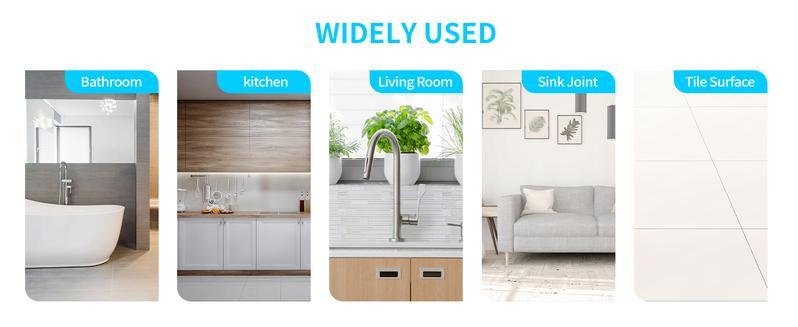 11-Piece Silicone Caulking Tool Set 3-in-1 Grout Removal & Caulk Finishing Tools with Stainless Steel Head Easy Caulk Remover & Scraper for Kitchen Bathroom Windows DIY Home Repair