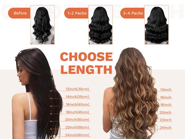 Sunny hair Clip in Extensions Softness Invisi Edge clip ins 16inch-22inch PU clip weft 6PCS 100Gram