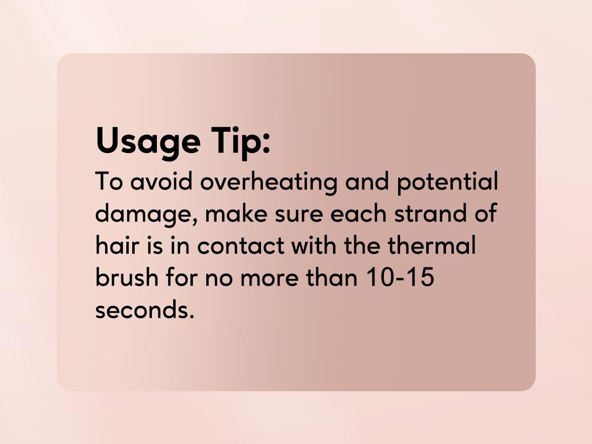 Terviiix Ionic Thermal Brush Get Voluminous Hair Styling, Adjustable Temperature, Negatives Ions
