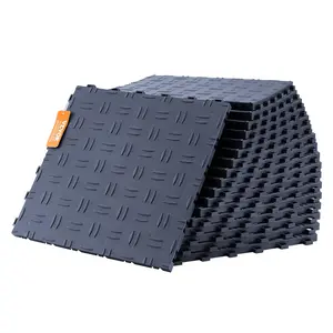 VEVOR Garage Tiles Interlocking,  , 12 x 12 x 0.53 inch 25 Pack Garage Floor Covering Tiles, Non-Slip Double-Sided Texture Garage Flooring Tiles, for Garages, Basements, Repair Shops, Graphite Gray