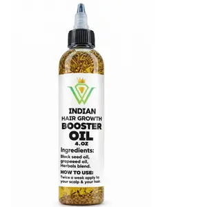 Indian Hair Growth Booster Oil 4oz - Extra Strength Hair Oil for Hair Care