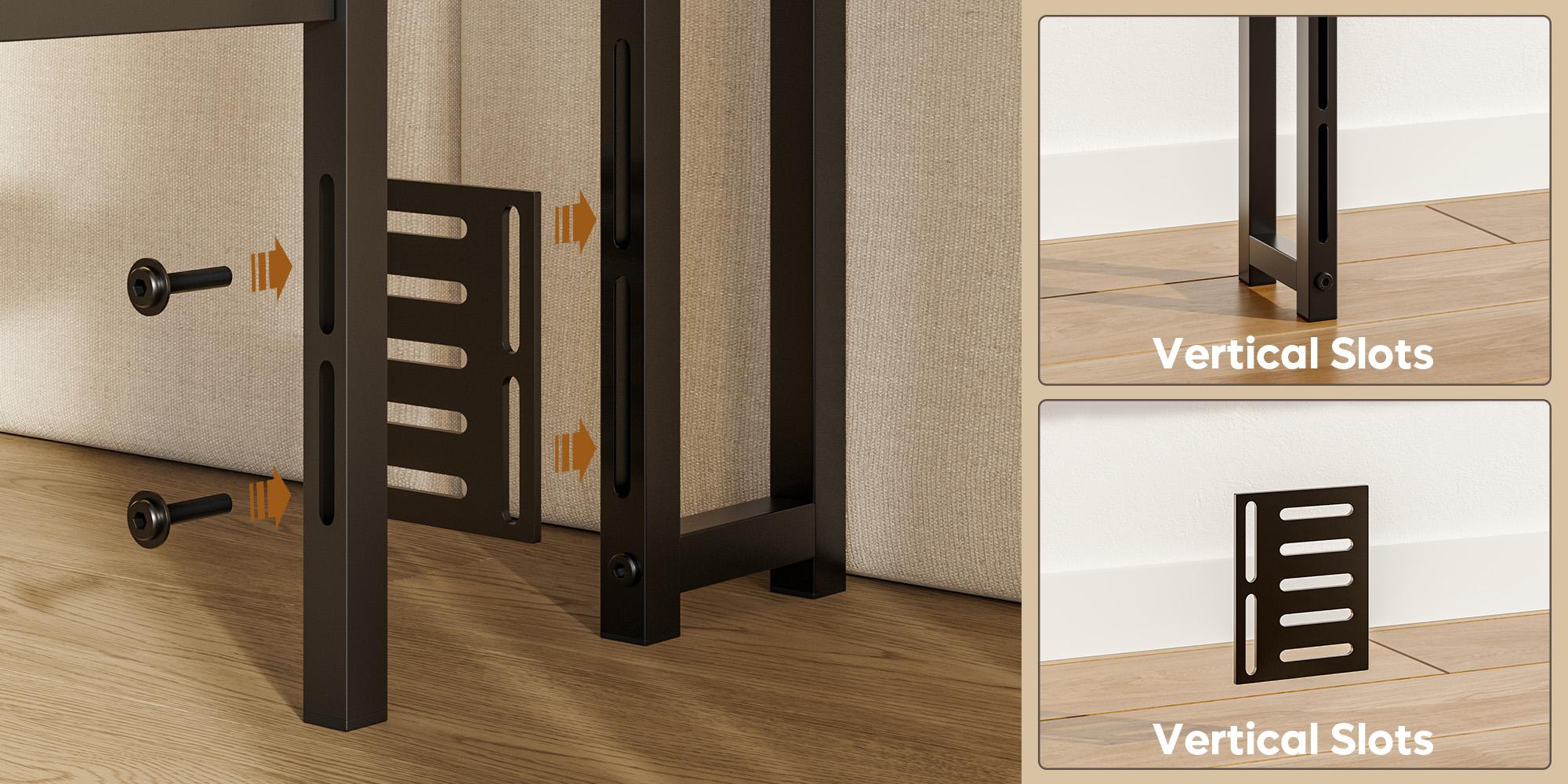 Pinmoco Upholstered Headboard with Storage, Linen Head Board with LED Light and Charging Station 【Headboard Only】