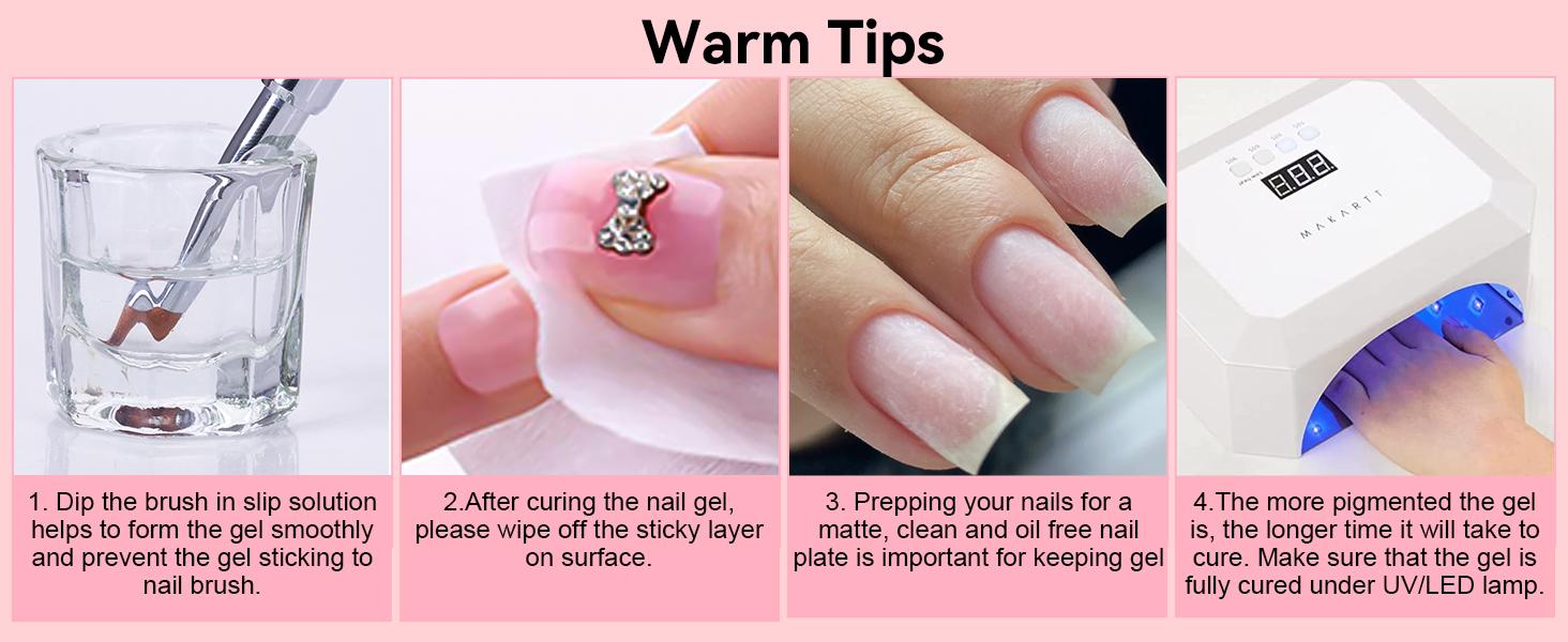 Makartt Luxury Poly Nail Gel Set - 15ML 6 Pcs Set with Long Lasting Natural-Looking Gel Builder for Nail Art, Salon, Manicure & DIY at Home - Uv Makartt Luxury Poly Nail Gel Set - 15ML 6 Pcs Set with Long Lasting Natural-Looking Gel Builder for Nail Art, Salon, Manicure & DIY at Home - Uv