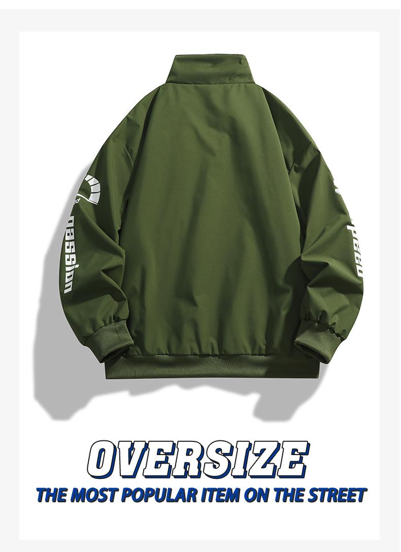 Men's casual stand up collar racing style street style INSY2K jacket, made of durable fabric, decorated with letters and patterns, suitable for cycling, daily wear, sports wear, suitable for spring and summer seasons Motorcycle Streetwear Longsleeves