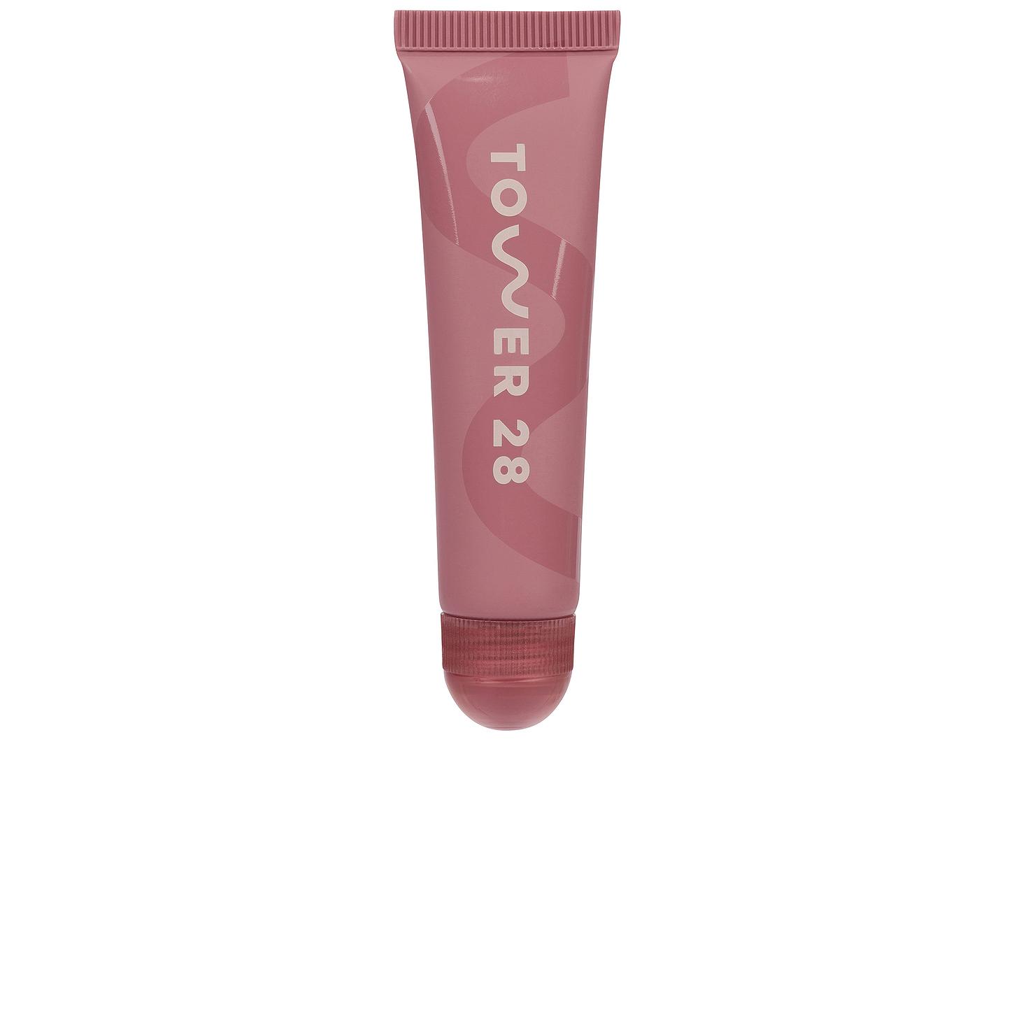 Tower 28 Lipsoftie Tinted Lip Treatment in Sugar Plum