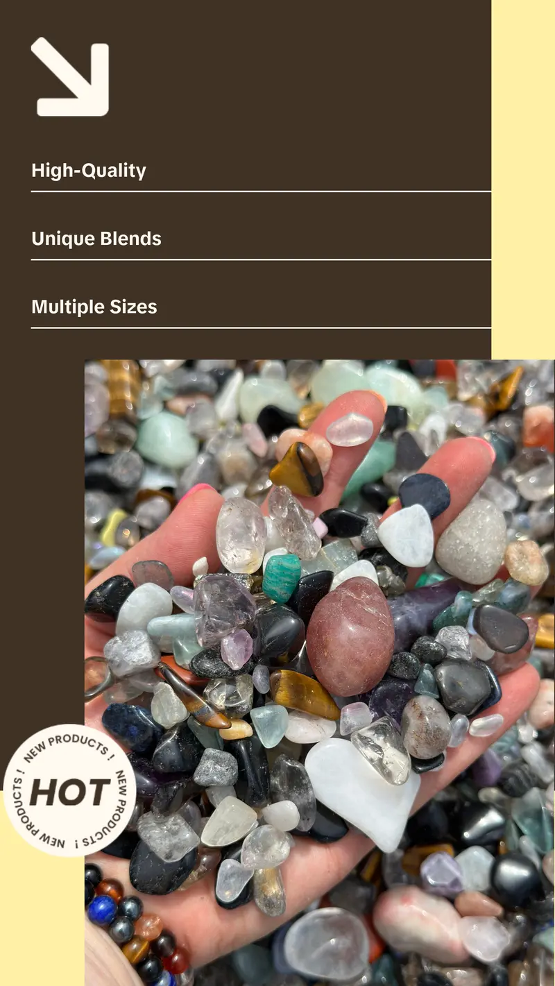 Natural Stone Confetti Mix by New Moon Beginnings