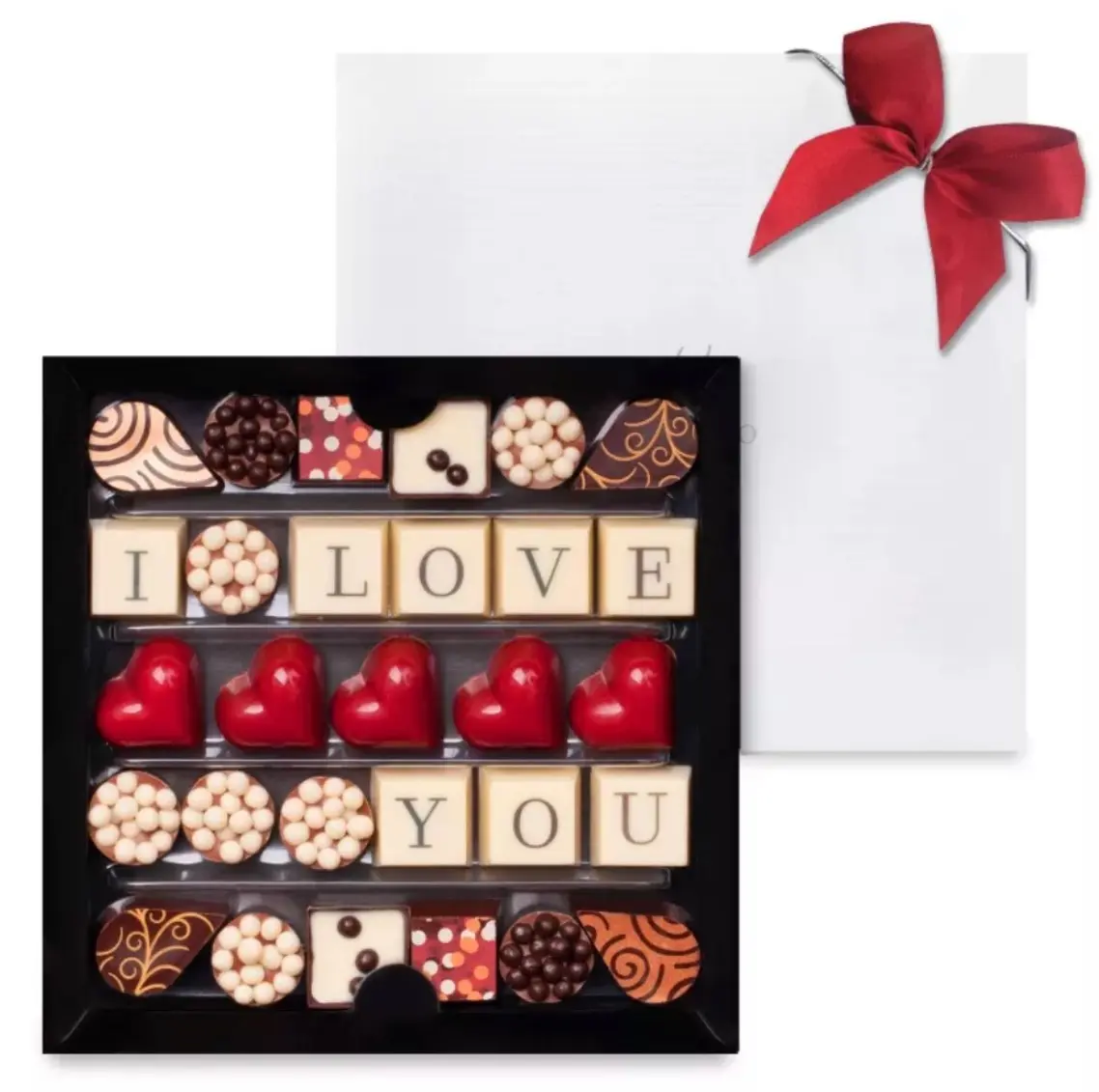 "I Love You" Box of 29 Gourmet Handcrafted Chocolates