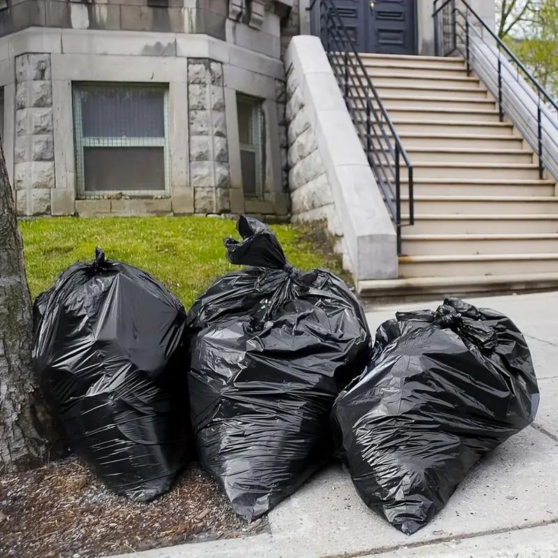 Xtratuff Trash Bags 30 Gallon Black Large Trash Bag Garbage Bags Heavy Duty 100 Count BPA FREE Strong Rubbish Bag drawstring