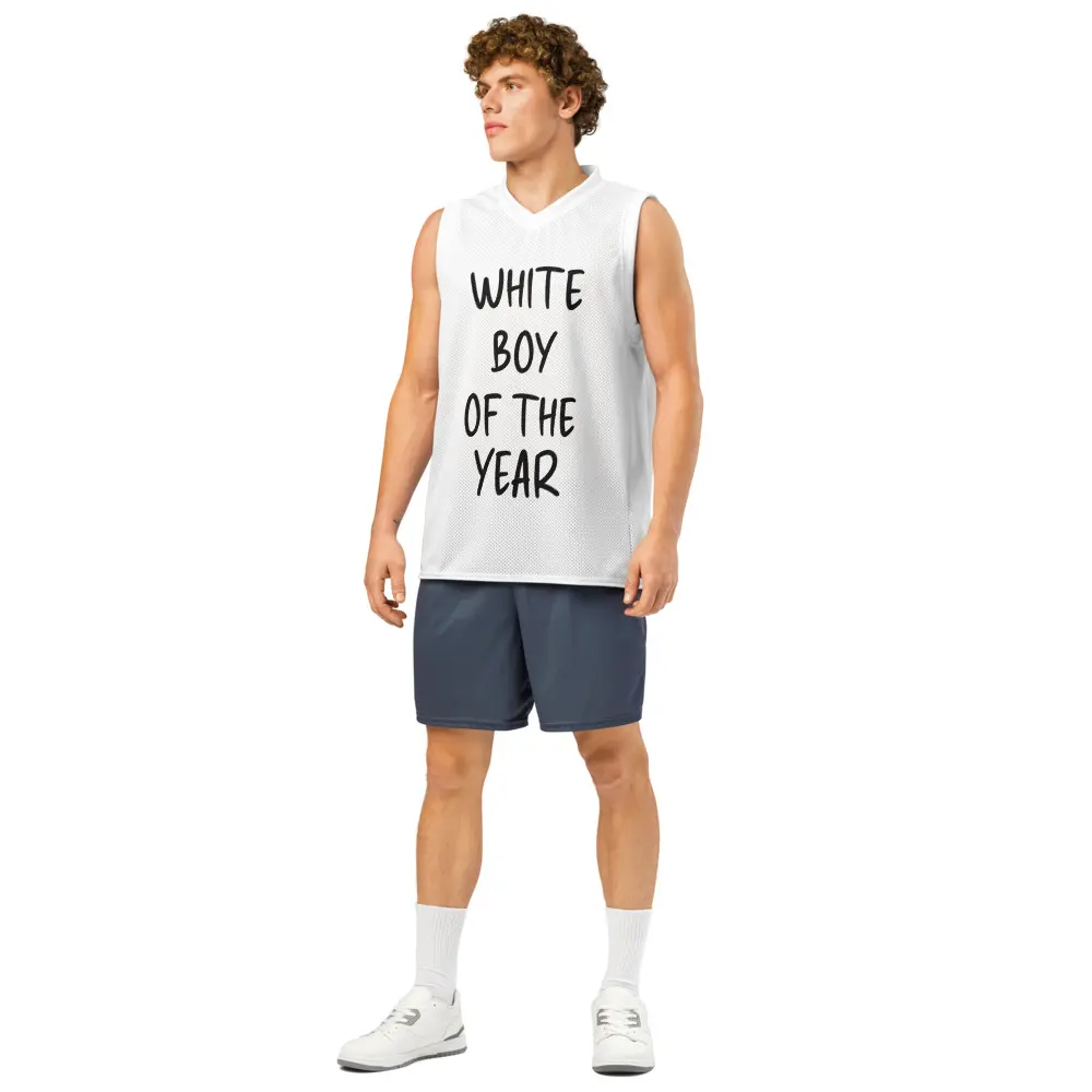 Luka White Boy LA Premium basketball jersey