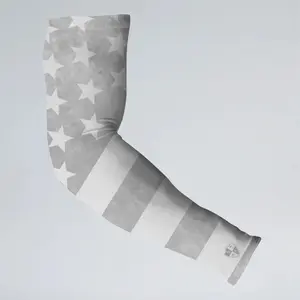 Soul of Adventure Whiteout American Flag Arm Sleeve for Sun Protection and Outdoor Performance
