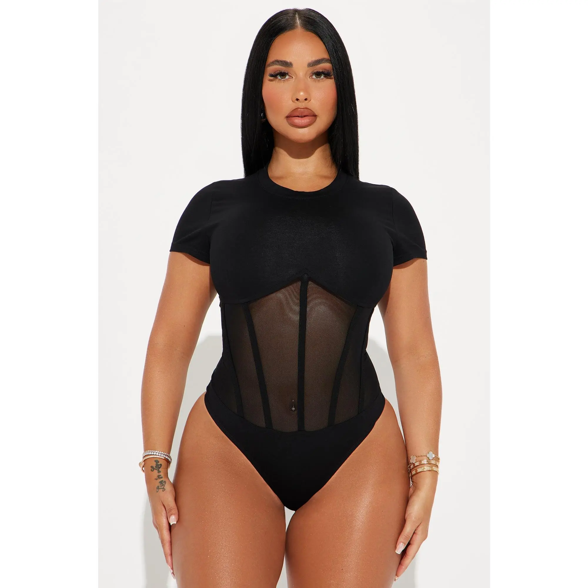 Keep That Energy Bodysuit - Black