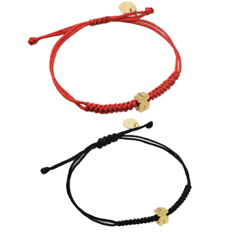 Minimalist red/black bracelet