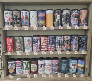 Bud Clearance 16 Oz 4-1 Can Koozie Custom Sublimation Tumbler #2