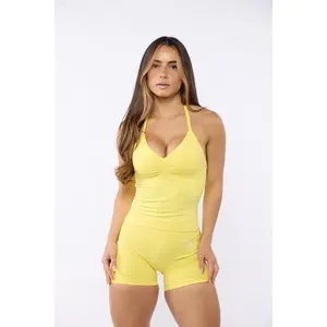 Yellow Bombshell Slimming Tank