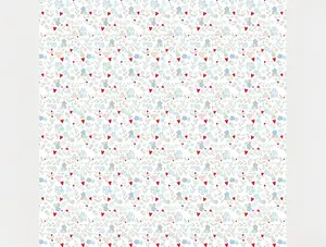 Guess How Much I Love You 2022 | Denim Heart Floral by Anita Jeram for Clothworks | Y3687-88