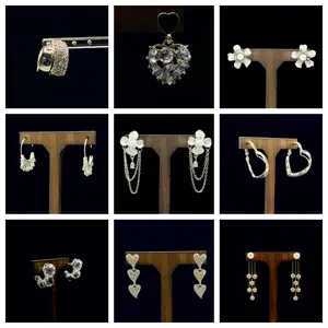 【wholesale】Amher Studio 18k Gold Plated Earrings Surprise Box, 20-500 Pairs Hypoallergenic Studs & Dangles, No Repeat Styles​