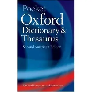 USED-The Pocket Oxford Dictionary and Thesaurus (Paperback)