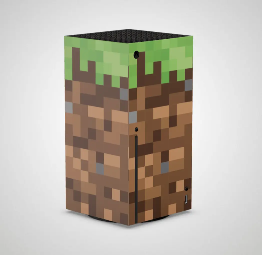 Mine Block Craft Xbox Series X Console Skin
