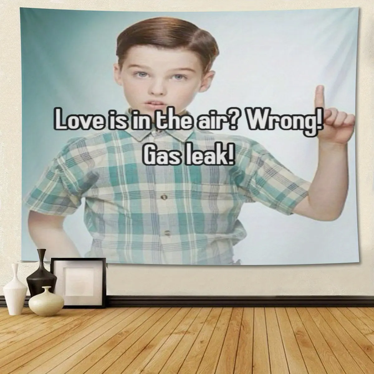 Funny Babe Cave Gibby Meme 3x5 Ft Wall Flag - Decorative Tapestry, Tapestry Wall Hanging, Cool Room Decor, Room Accessories for Youth Dormitory, Hanging Wall Art, Home Wall Hanging
