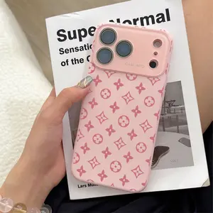 Advanced floral pattern phone case silicone shock-absorbing high-end phone case, suitable for iPhone 17.16.15.14... models