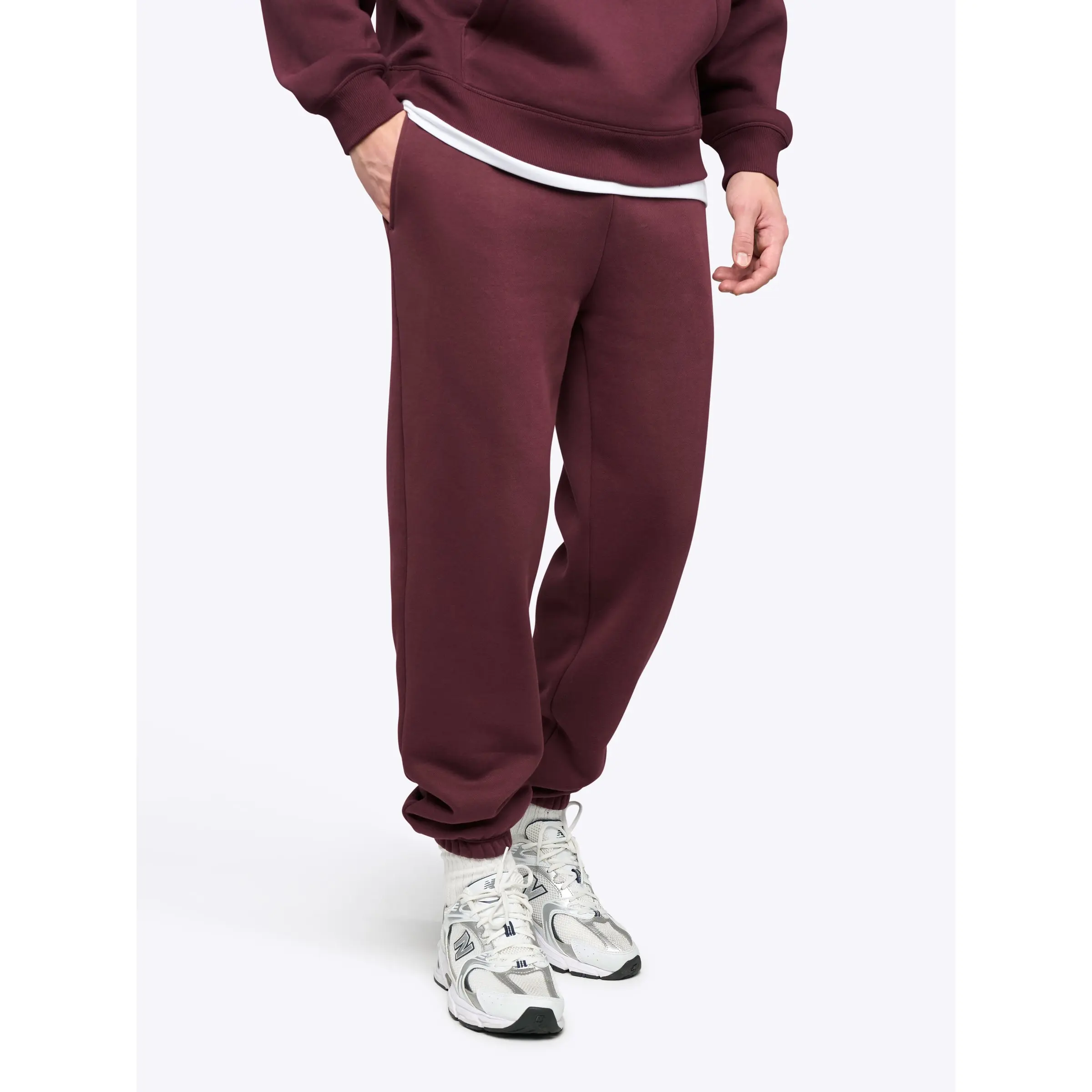 Cuts | Divine Fleece Sweatpants Unisex Heavyweight  | Classic Fit Cotton Blend Joggers with Drawcord | Brushed Fleece Lined