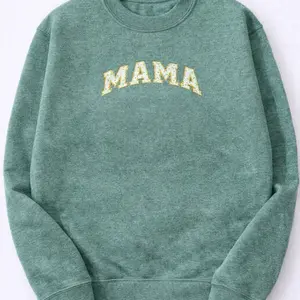 MAMA Floral Applique Sweatshirt