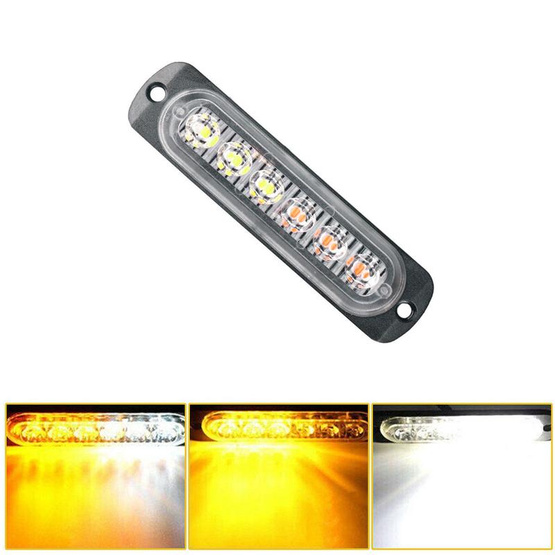 8-Pack 6 LED Amber/White Strobe Lights Vehicles Trucks Emergency Strobe Lights Kit 12V -24V Warning Hazard Flash Strobe Lights Bar Grill Grille Surface Mount Super Bright Waterproof, Amber/White 8-Pack 6 LED Amber/White Strobe Lights Vehicles Trucks Emergency Strobe Lights Kit 12V -24V Warning Hazard Flash Strobe Lights Bar Grill Grille Surface Mount Super Bright Waterproof, Amber/White